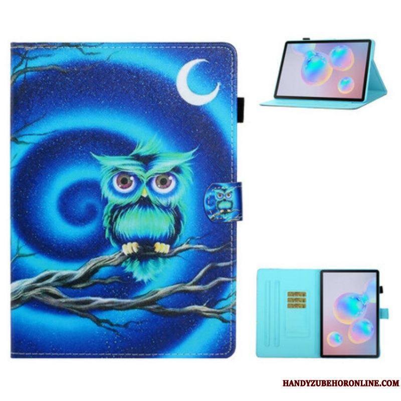 Housse Samsung Galaxy Tab S8 / Tab S7 Drôle de Hibou