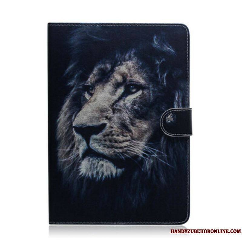 Housse Samsung Galaxy Tab S8 / Tab S7 Tête de Lion