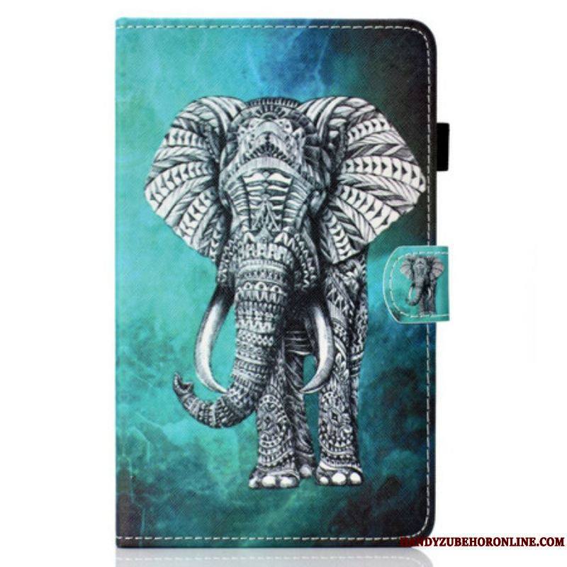 Housse Samsung Galaxy Tab S8 / Tab S7 Éléphant Tribal