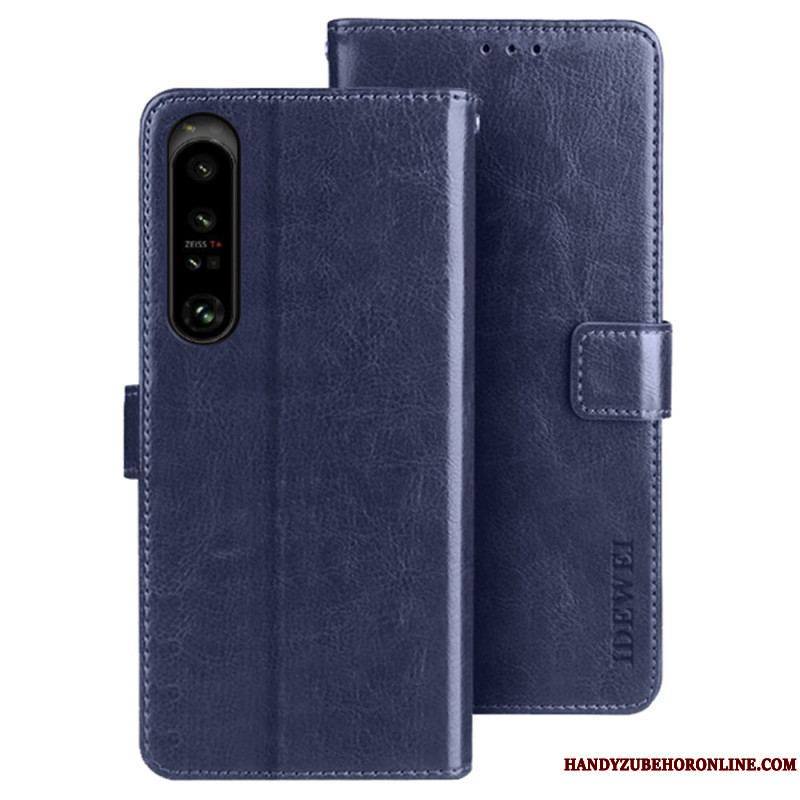 Housse Sony Xperia 1 IV Simili Cuir IDEWEI