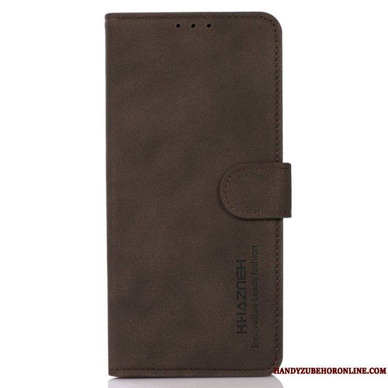 Housse Sony Xperia 5 IV Effet Cuir Fashion KHAZNEH