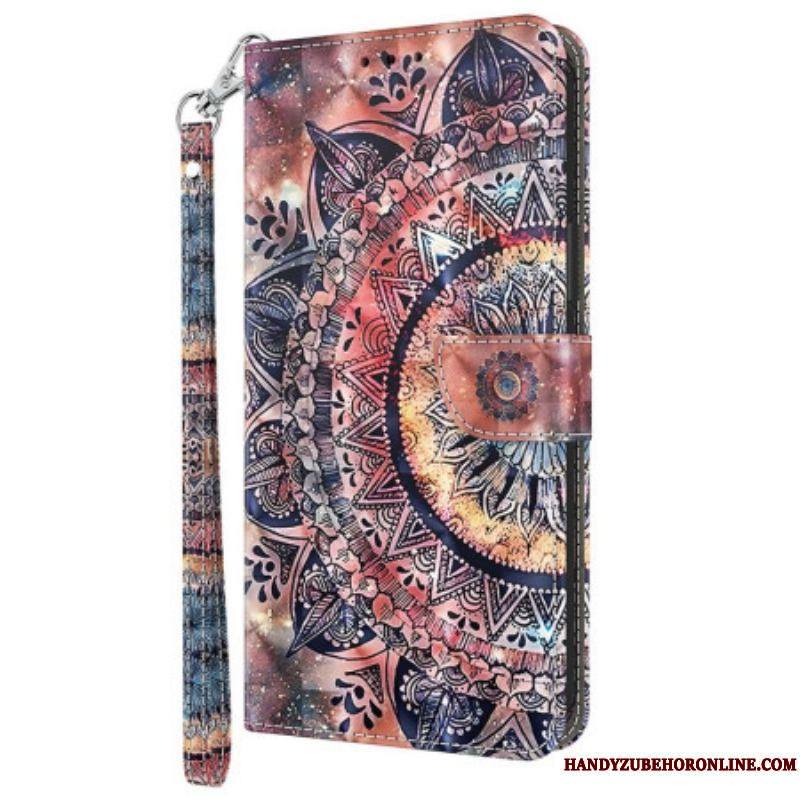 Housse Sony Xperia 5 IV Mandala Coloré à Lanière