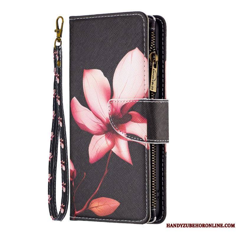 Housse  Xiaomi 12 / 12X  Poche Zippée Fleur