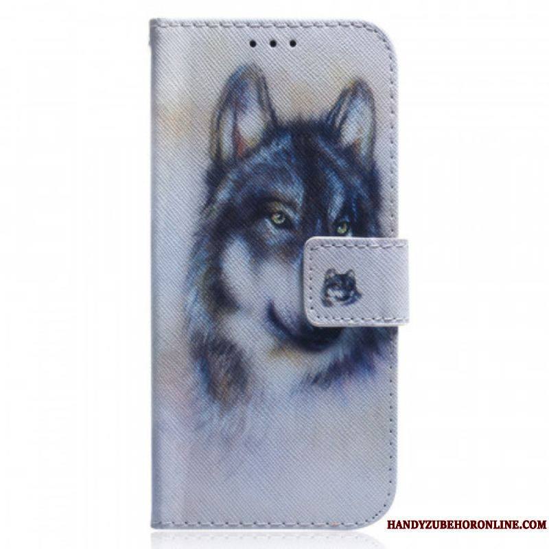 Housse Xiaomi 12 Pro Peinture Loup