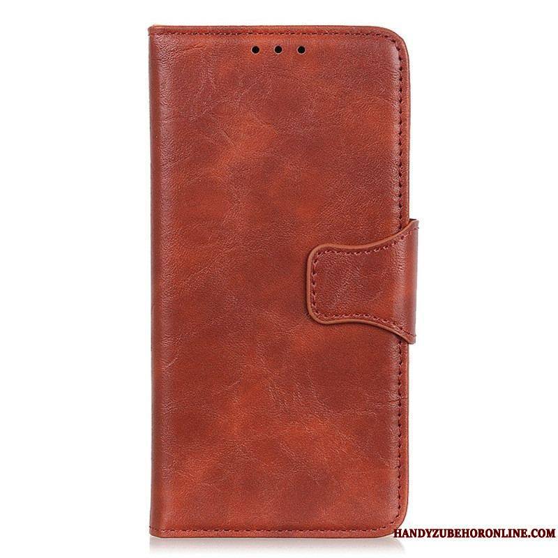 Housse Xiaomi 13 Pro Cuir Fendu Fermoir Réversible