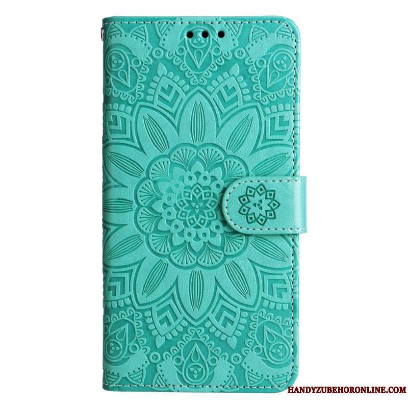 Housse Xiaomi 13 Pro Mandala Soleil avec Lanière