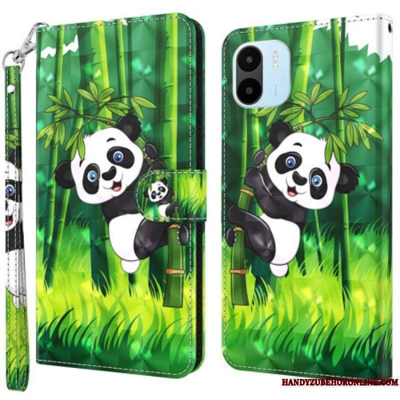 Housse Xiaomi Redmi A1 Panda et Bambou