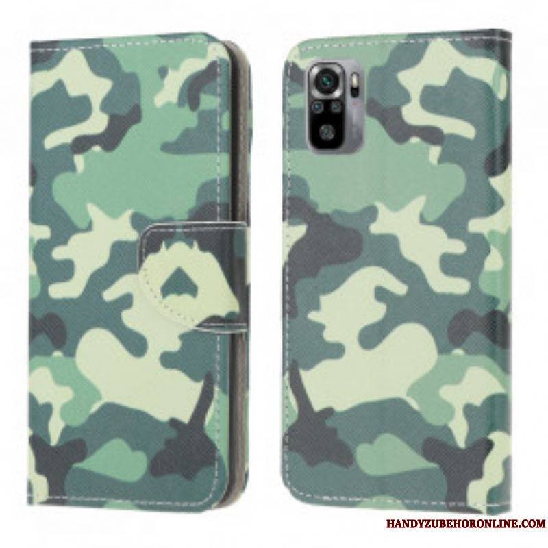 Housse Xiaomi Redmi Note 10/10S/Poco M5s Camouflage