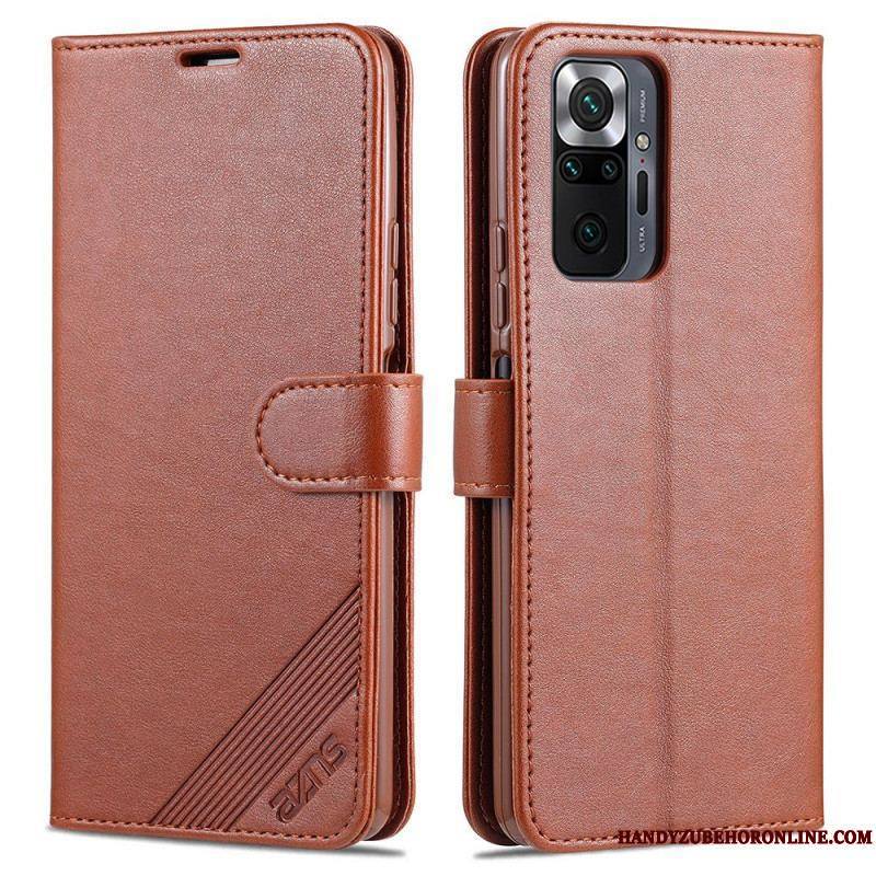 Housse Xiaomi Redmi Note 10 Pro AZNS Simili Cuir