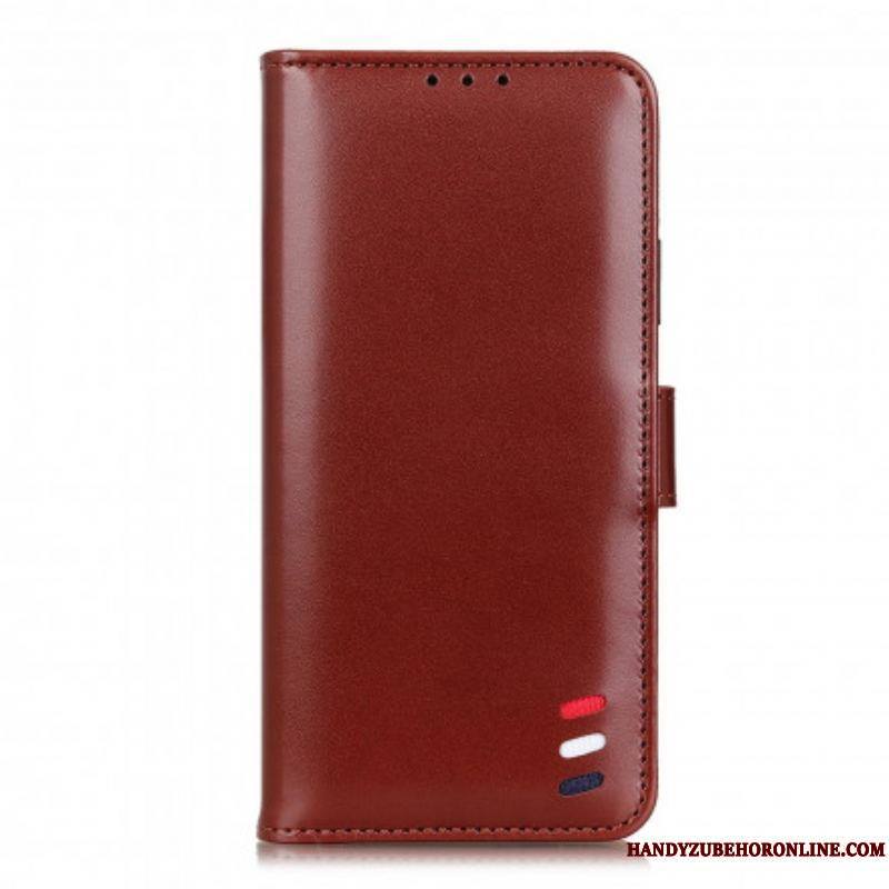 Housse Xiaomi Redmi Note 10 Pro Effet Cuir Tricolore