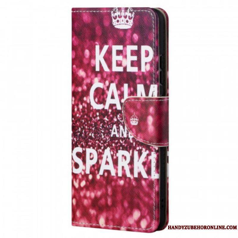 Housse Xiaomi Redmi Note 11 / 11s Keep Calm and Sparkle