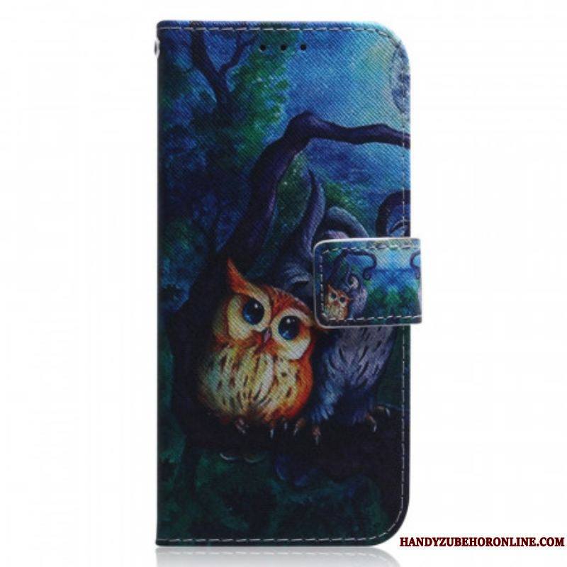 Housse Xiaomi Redmi Note 11 / 11s Peinture de Hiboux