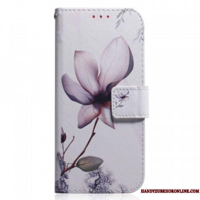 Housse Xiaomi Redmi Note 11 Pro / Note 11 Pro 5G Fleur Vieux Rose