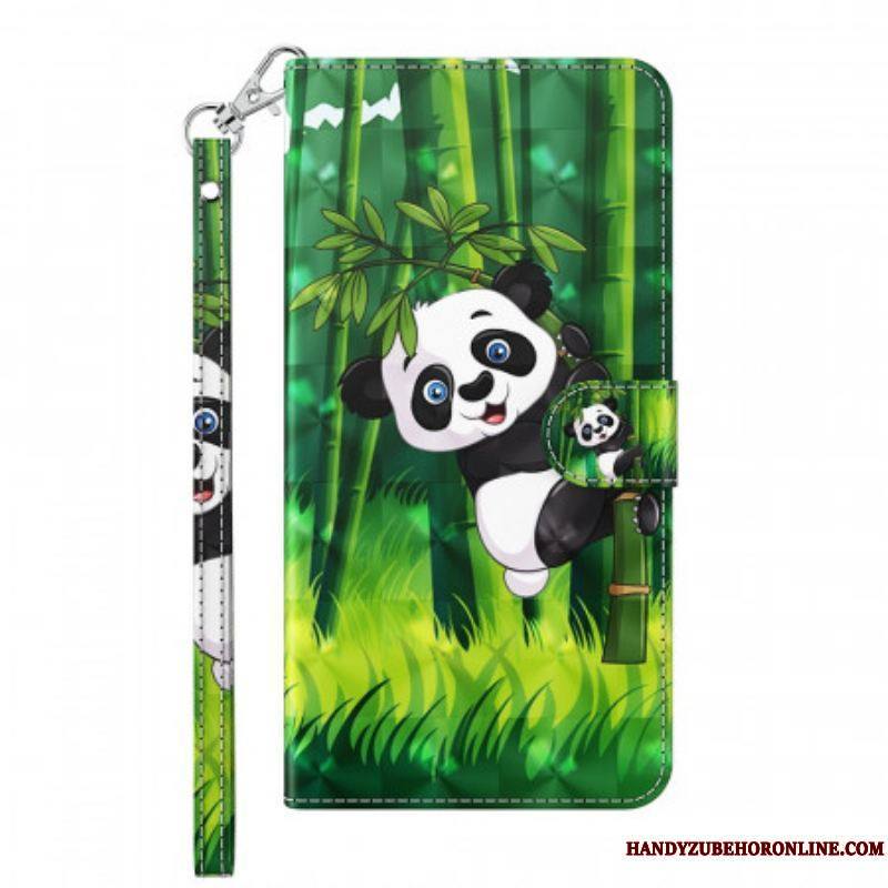 Housse Xiaomi Redmi Note 11 Pro / Note 11 Pro 5G Panda et Bambou