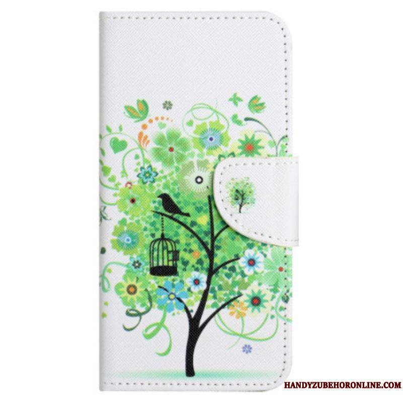 Housse Xiaomi Redmi Note 12 4G Arbre au Feuillage Vert