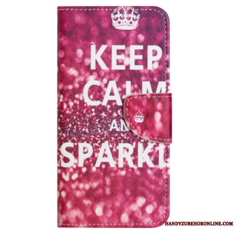 Housse Xiaomi Redmi Note 12 4G Keep Calm and Sparkle