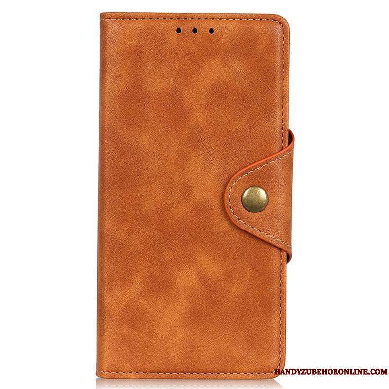 Housse Xiaomi Redmi Note 12 4G Simili Cuir Bouton Magnétique