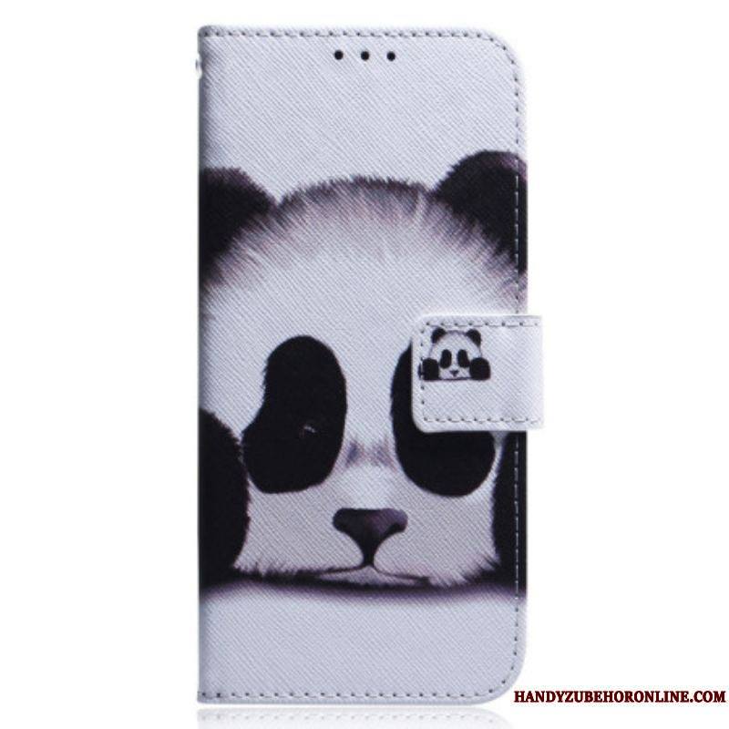 Housse Xiaomi Redmi Note 12/Poco X5 5G Panda à Lanière