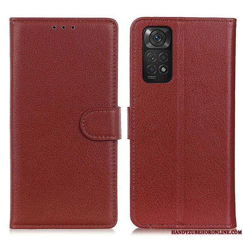 Housse Xiaomi Redmi note 11 / 11s Traditionnellement Litchi