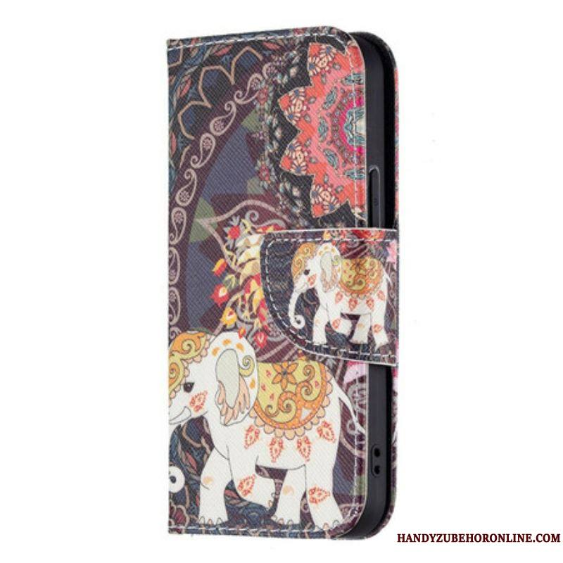 Housse iPhone 13 Mini Éléphant Indien