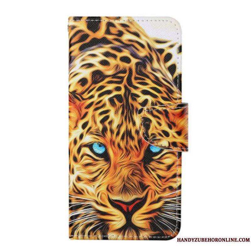 Housse iPhone 13 Pro Tigre avec Lanière