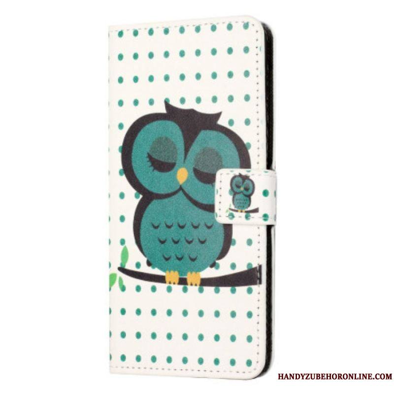 Housse iPhone 14 Hibou Endormi