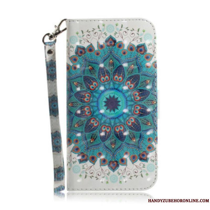 Housse iPhone 14 Plus Mandala à Lanière