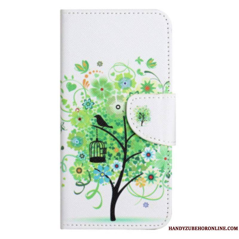 Housse iPhone 14 Pro Arbre Vert