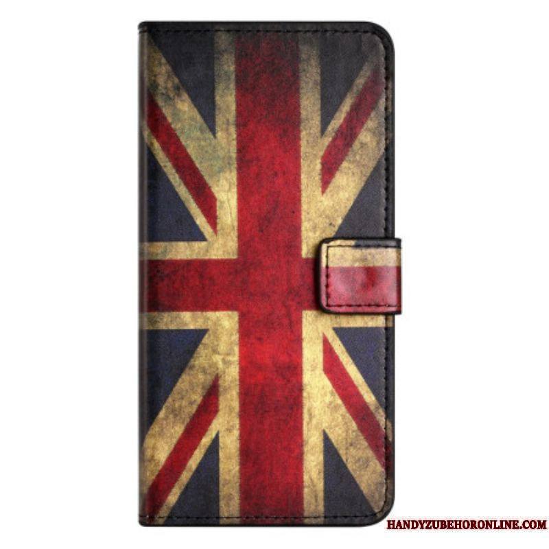 Housse iPhone 15 Drapeau Anglais Vintage