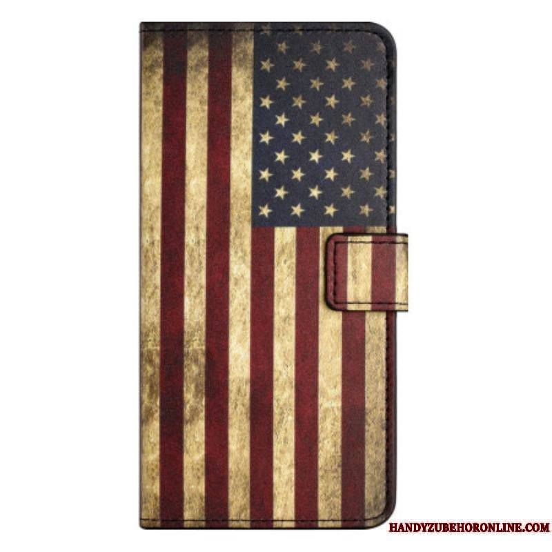 Housse iPhone 15 Drapeau USA Vintage