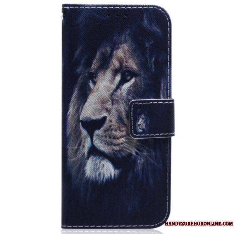 Housse iPhone 15 Dreaming Lion