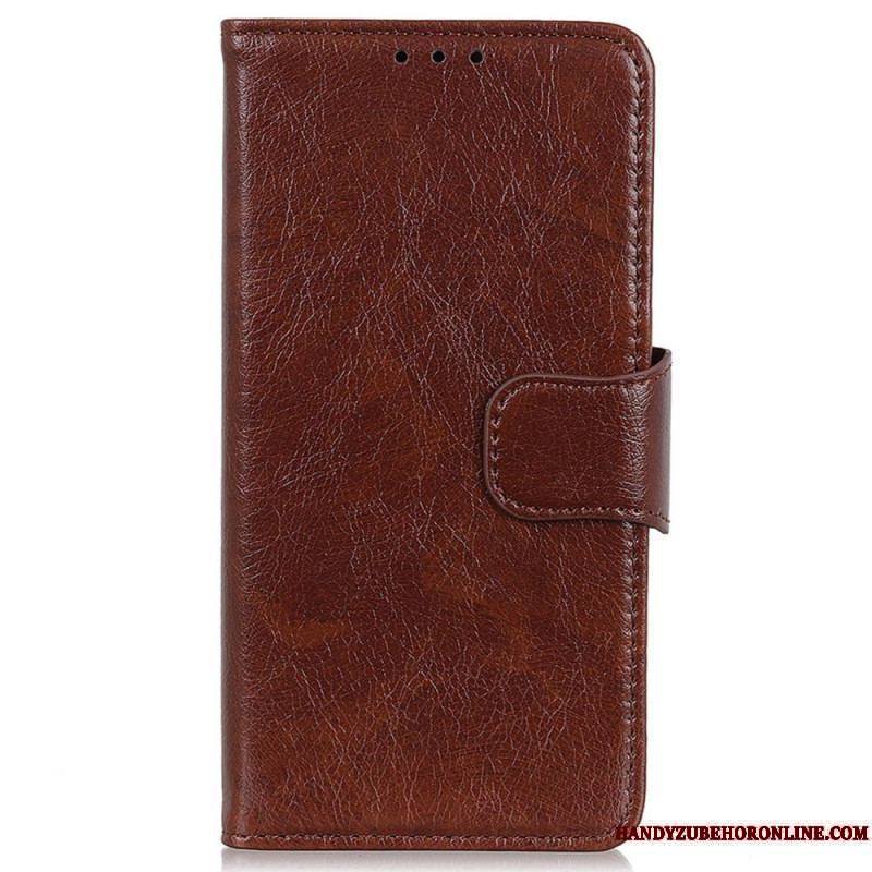 Housse iPhone 15 Plus Cuir Nappa Fendu