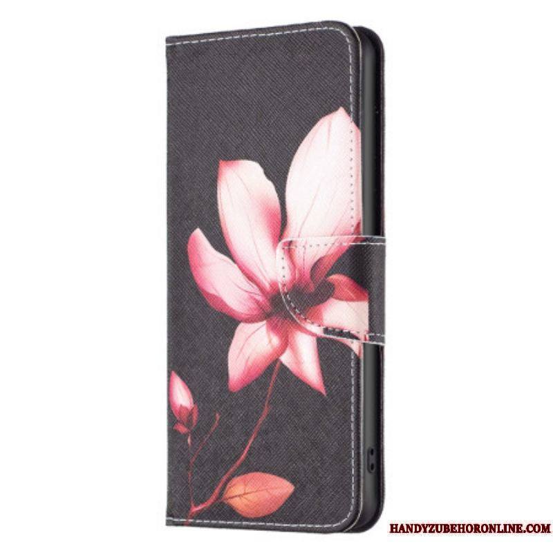 Housse iPhone 15 Plus Fleur Rose