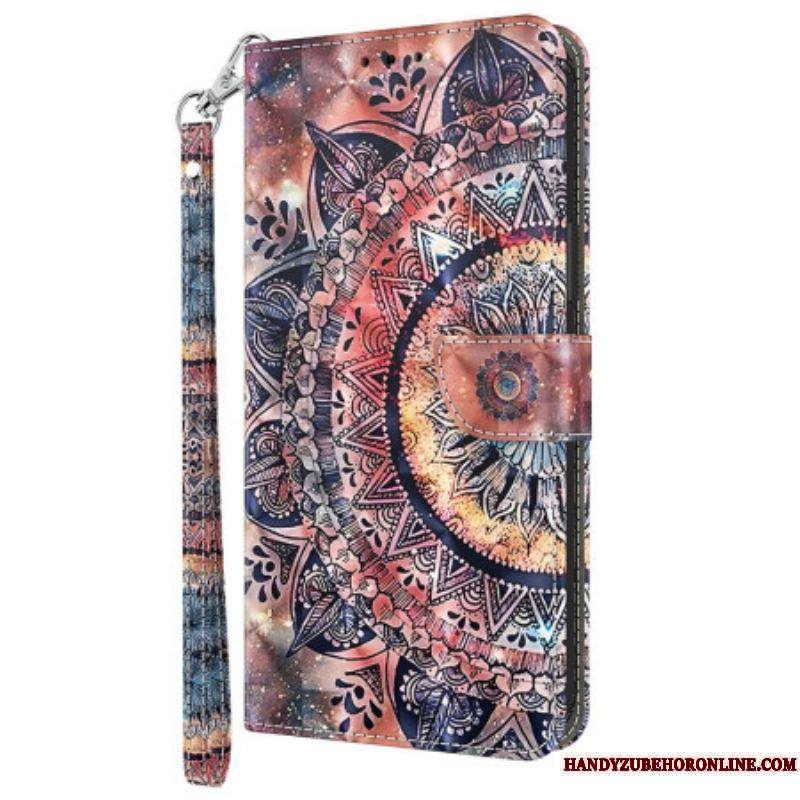 Housse iPhone 15 Pro Max Mandala à Lanière