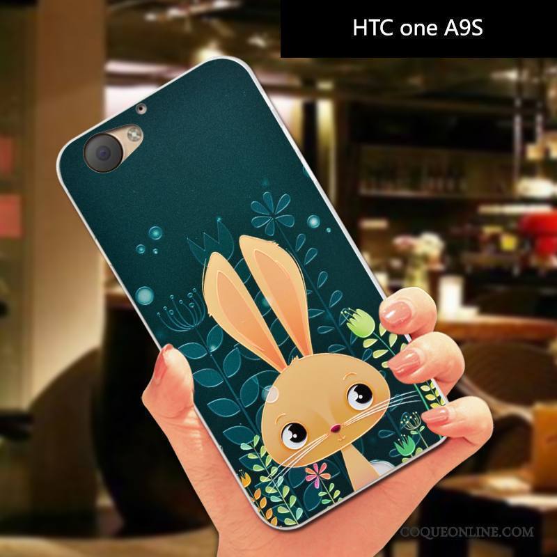 Htc One A9s Dessin Animé Incassable Coque Fluide Doux Téléphone Portable Silicone Tout Compris