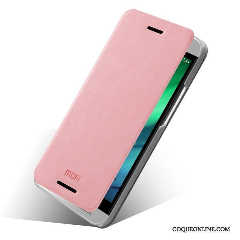 Htc One M8 Mode Coque Étui En Cuir Téléphone Portable Protection Rose De Téléphone