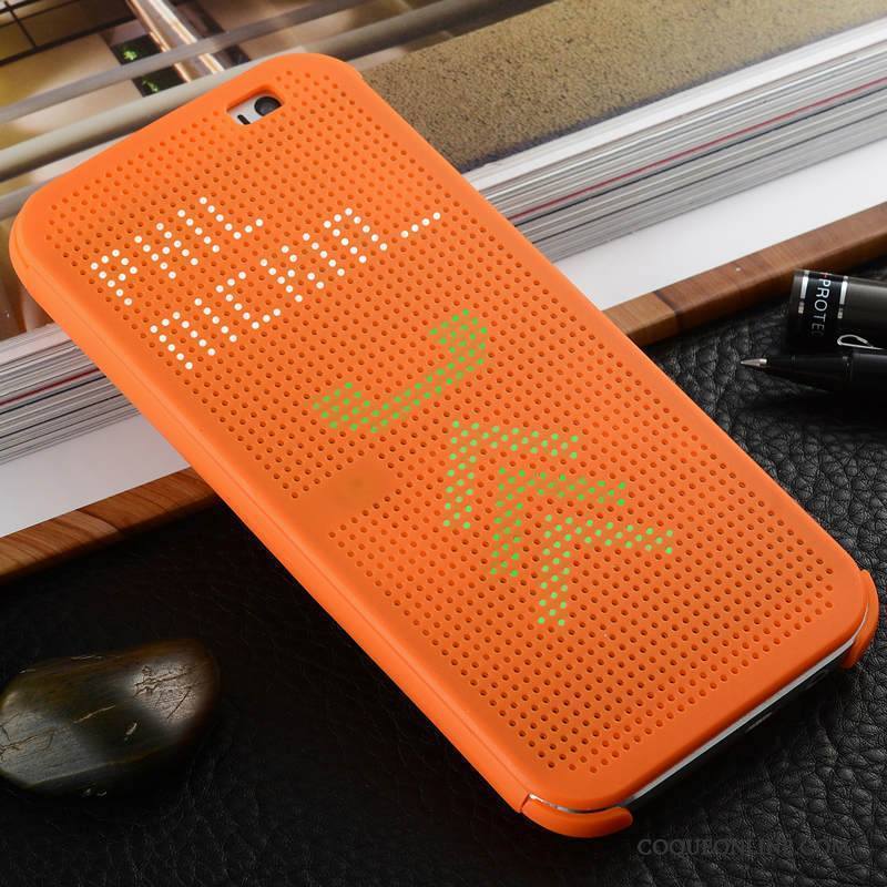 Htc One M8 Étui Orange Protection Coque De Téléphone Téléphone Portable