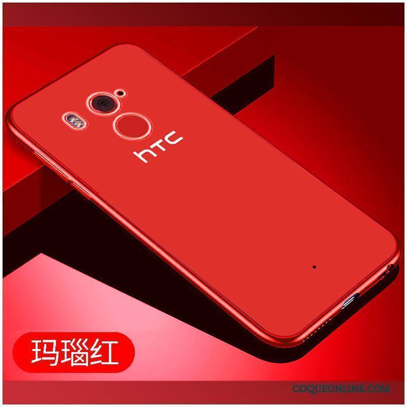 Htc U11+ Silicone Incassable Fluide Doux Coque De Téléphone Étui Rouge Protection