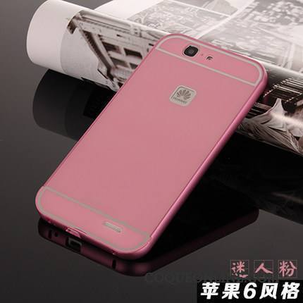 Huawei Ascend G7 Difficile Étui Incassable Couvercle Arrière Coque Rose Tendance