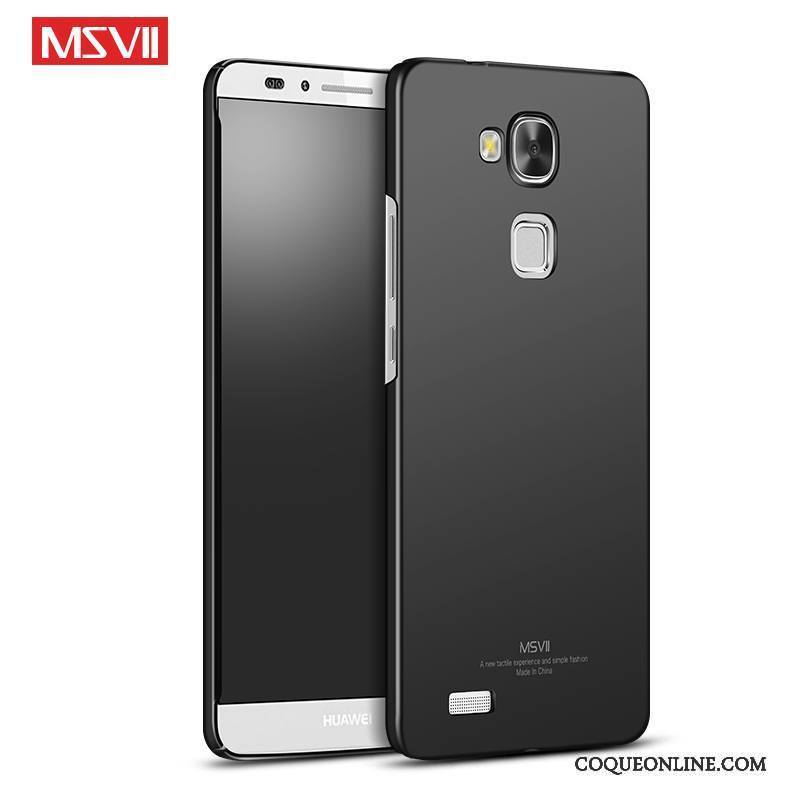 Huawei Ascend Mate 7 Difficile Protection Étui Coque De Téléphone Tout Compris Silicone Noir