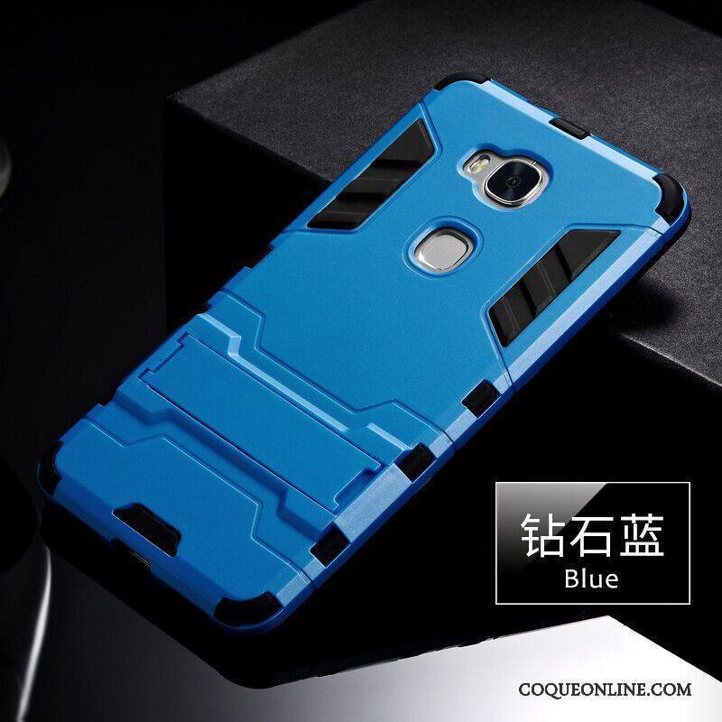 Huawei G7 Plus Bleu Silicone Coque De Téléphone Téléphone Portable Étui Incassable Fluide Doux