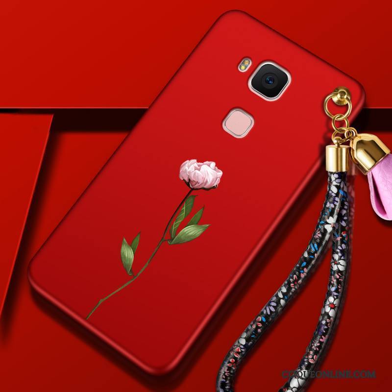 Huawei G7 Plus Rouge Tout Compris Coque De Téléphone Protection Silicone Étui Incassable