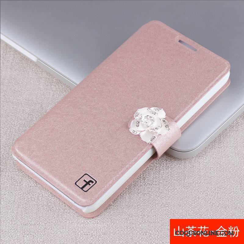 Huawei G7 Plus Étui En Cuir Rose Housse Coque De Téléphone