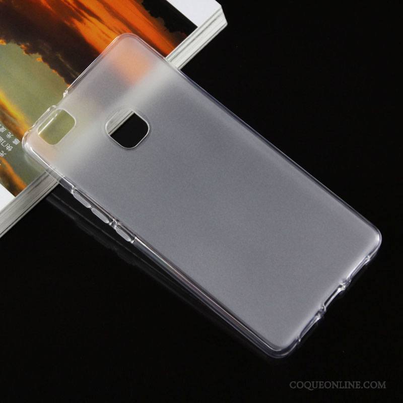 Huawei G9 Lite Jeunesse Transparent Coque De Téléphone Délavé En Daim Protection Antidérapant Fluide Doux