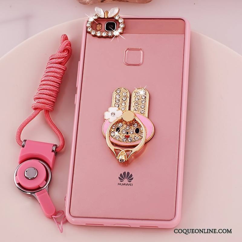 Huawei G9 Lite Protection Silicone Coque De Téléphone Rose Étui Jeunesse Fluide Doux