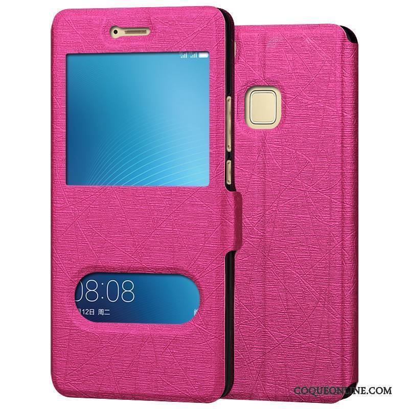 Huawei G9 Lite Téléphone Portable Rouge Silicone Protection Étui En Cuir Jeunesse Coque De Téléphone