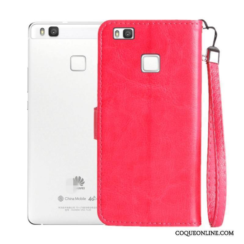 Huawei G9 Lite Étui Housse Rouge Fluide Doux Coque De Téléphone Silicone Jeunesse