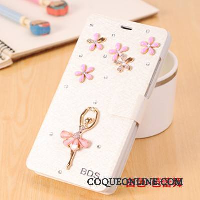 Huawei G9 Plus Étui Strass Coque De Téléphone Protection Blanc Incassable Jeunesse