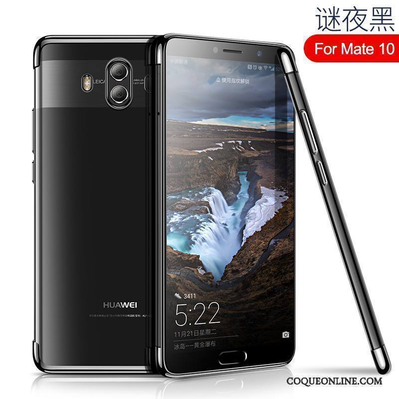 Huawei Mate 10 Coque Incassable Tout Compris Silicone Étui Très Mince Fluide Doux Transparent