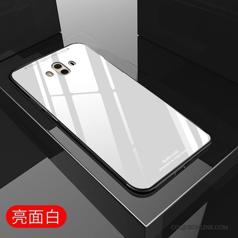 Huawei Mate 10 Coque Protection Tout Compris Étui Créatif Silicone Difficile Blanc